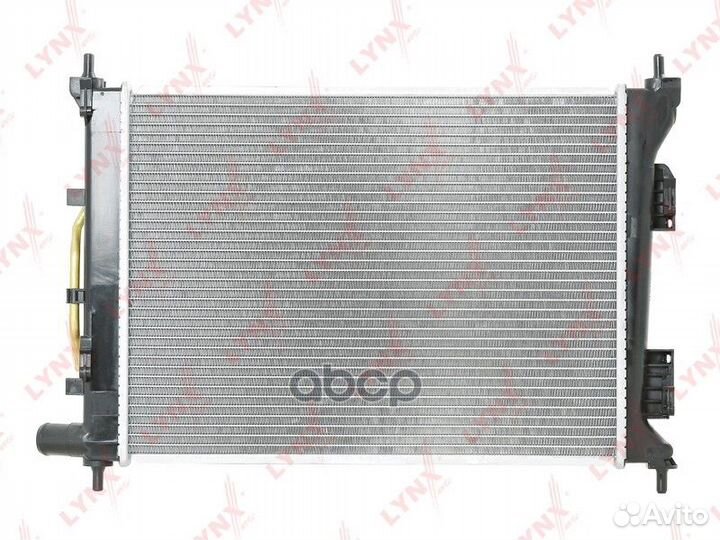 Радиатор охлаждения паяный AT;Hyundai Solaris