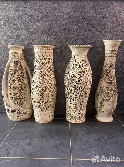 Ваза напольная керамическая, горшки для цветов