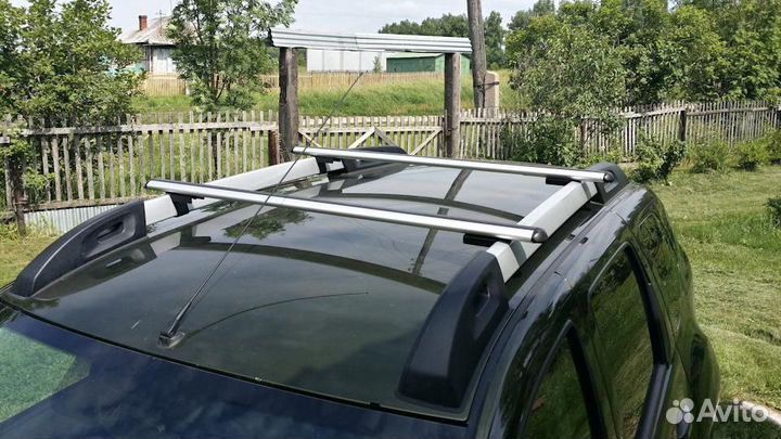 Багажник на рейлинги Renault Daster с 15г аэро