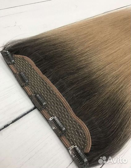 Натуральные накладные волосы