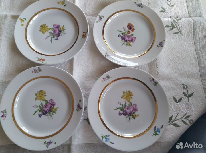 Винтажные тарелки СССР и Япония