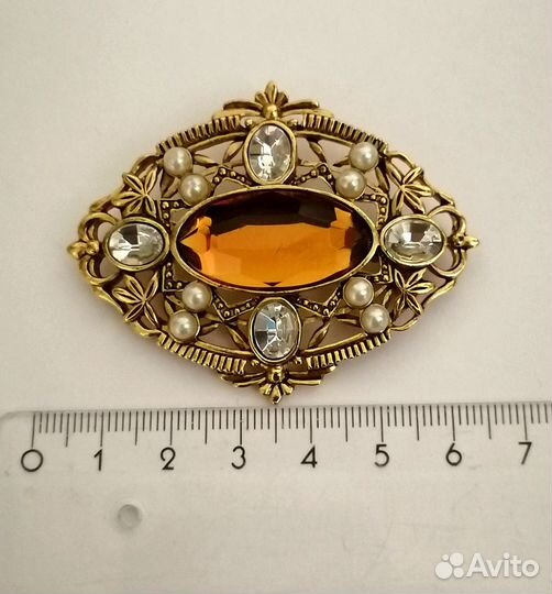 Брошь США винтажная