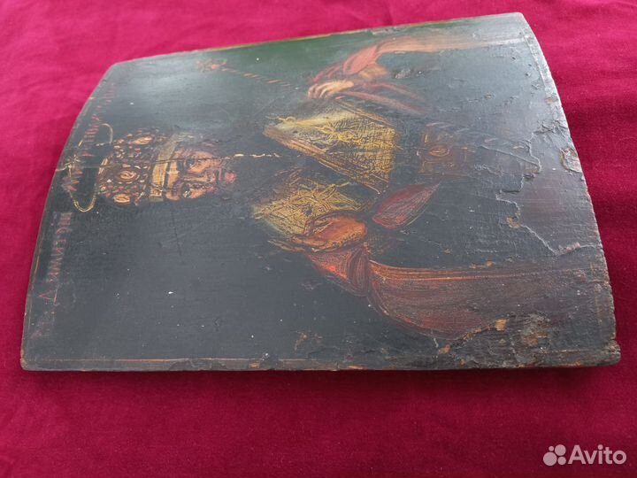 Икона старинная. Дмитрий митрополит Ростовский