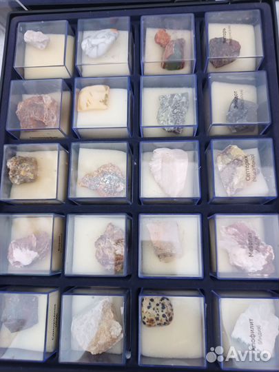 Коллекция камней минералов сокровища земли