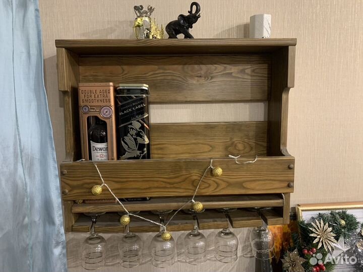 Винная полка, сделаем по фотографии под заказ