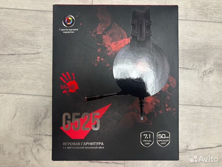 Игровые наушники bloody g525