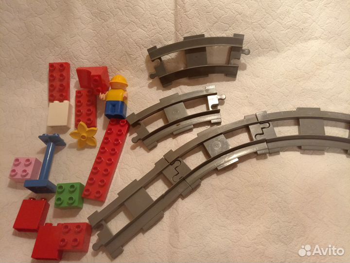 Lego duplo железная дорога 10874