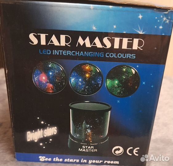 Светильник: проектор звездного неба star master