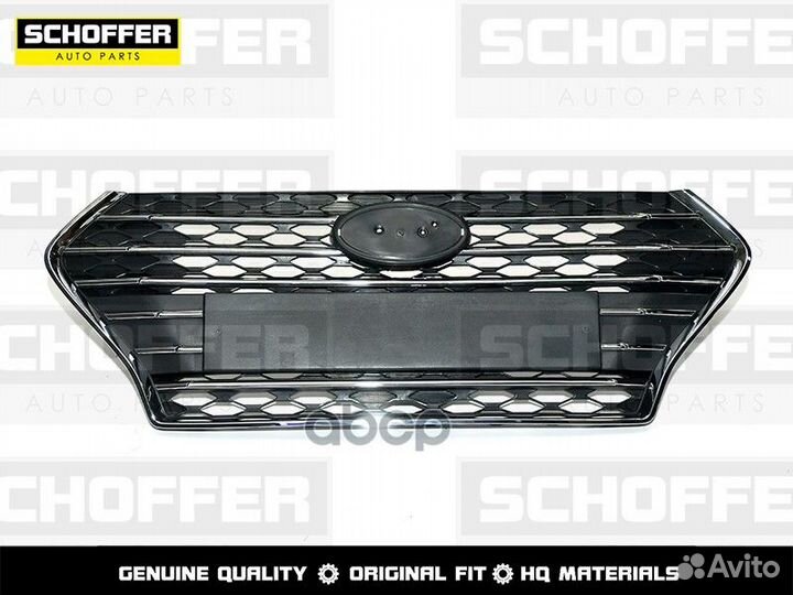 Решетка радиатора хром Hyundai Solaris 17-20