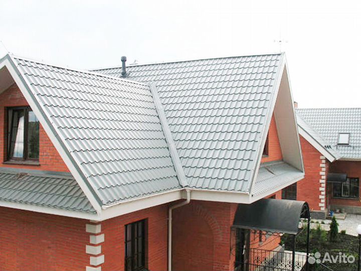 Металлочерепица Стандарт RAL 9003 Сигнальный белый