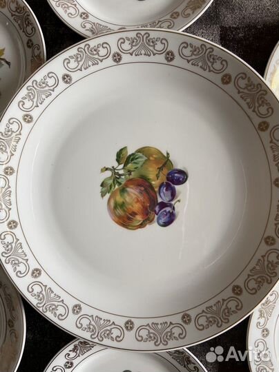 Набор тарелок Khala фрукты