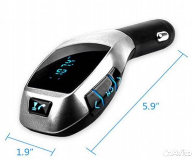 FM-трансмиттер Earldom ET-M25, Bluetooth, USB, mic