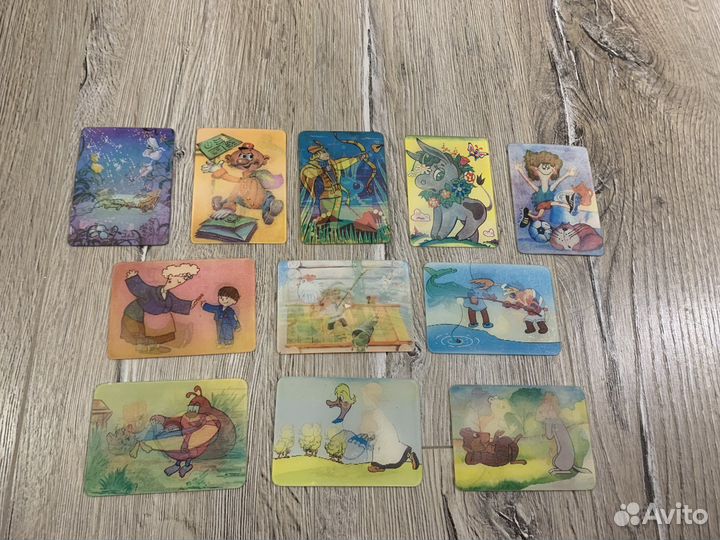 Переливающиеся календарики СССР