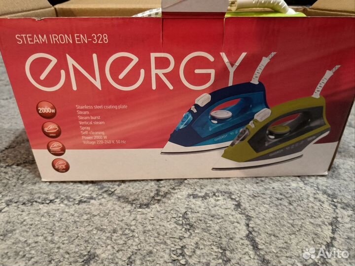 Утюг energy steam iron en-328