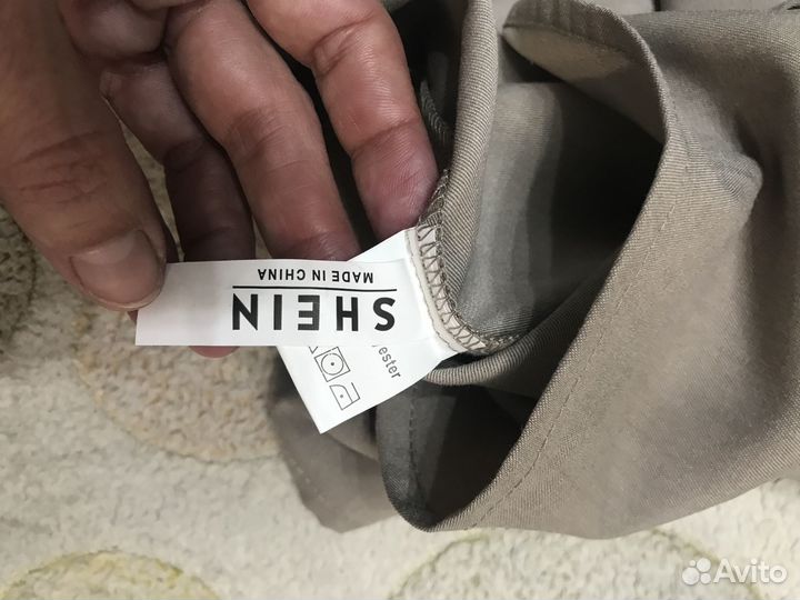 Блузка рубашка воротник стойка р S/ М shein новая