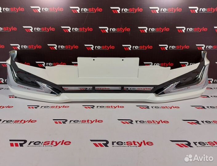 Губа передняя Prado 120 Стиль Modellista