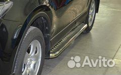 Тойота Рав4 Задние уголки боковые пороги