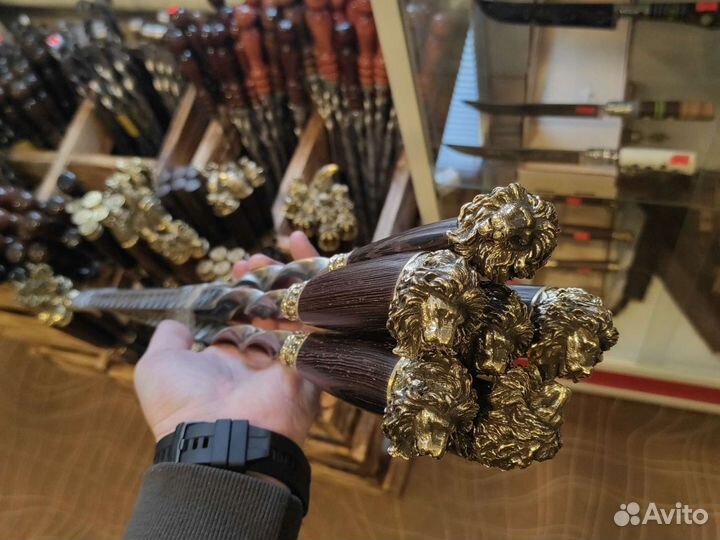 Шампура 3мм литьё Лев большие