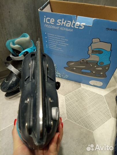 Коньки детские раздвижные 33 36