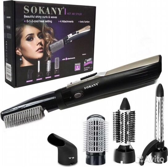 Фен-щетка для волос sokany HB-835-4