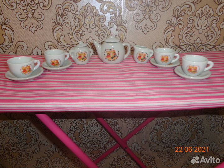 Посудка фарфоровая для кукол