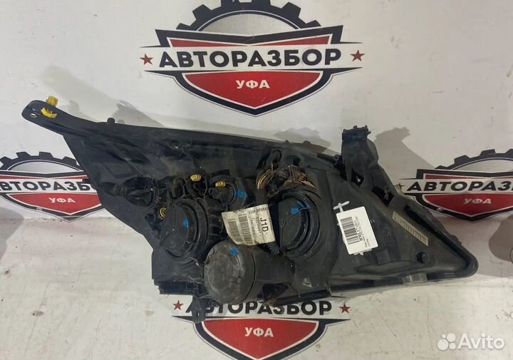 Фара левая opel vectra C 05-08 хром светлый