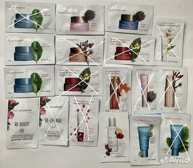 Пробники саше кремы