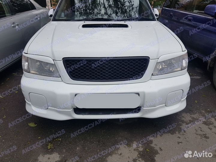 Реснички на фары Subaru Forester sf 2000-2002г