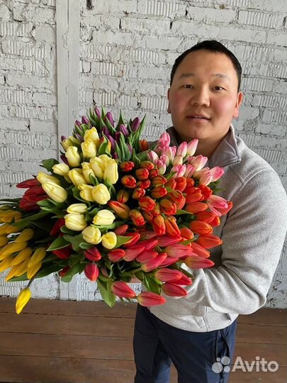 Тюльпаны оптом В Иркутске Со склада