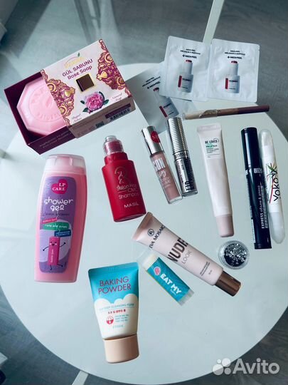 Косметика пакетом набором тушь блеск бальзам