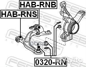 Опора шаровая 0320-RN 0320-RN Febest