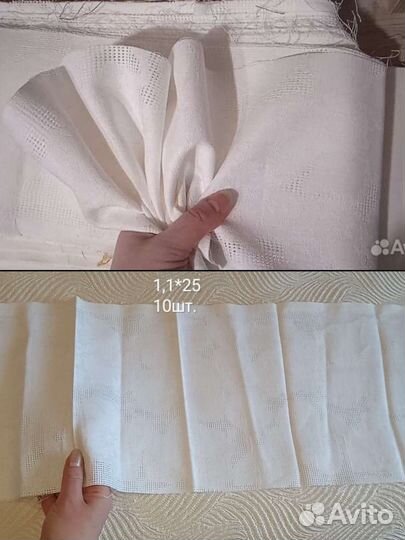 Отрезы льна, лён