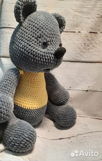 Вязаный медведь Топтыжкин