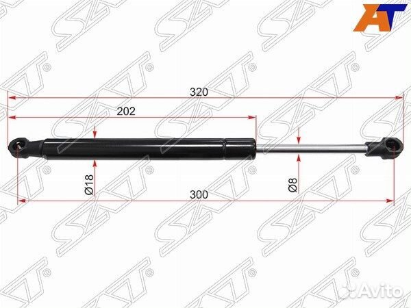 Амортизатор крышки багажника renault fluence 10