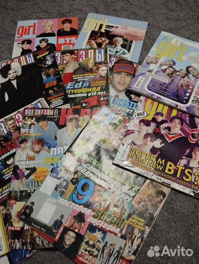 Журналы все звёзды и elle girl