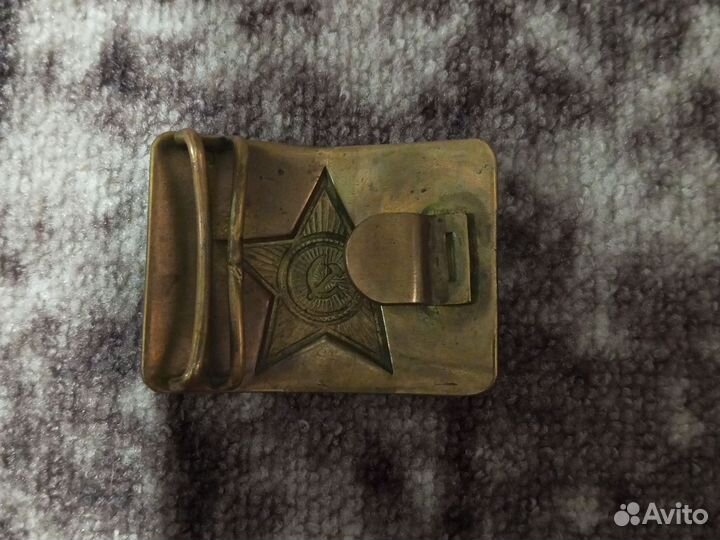 Пряжка для ремня латунь