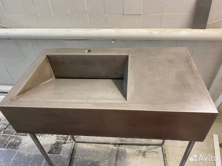 Раковина из бетона