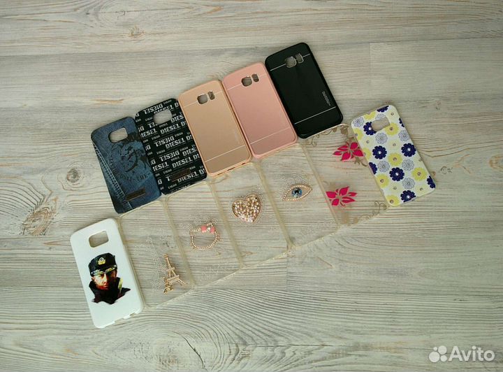 На samsung s6 edge чехол стекло пленка поклейка