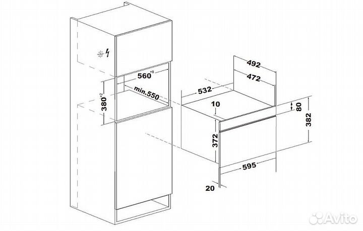 Микроволновая печь weissgauff bmwo-341 DB Black Edition
