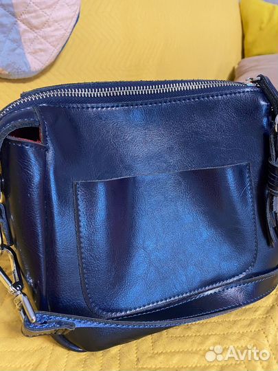 Сумка женская натуральная кожа бу