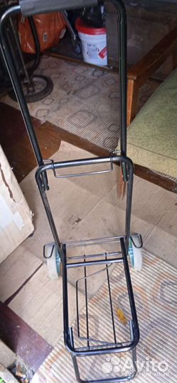 Тележка хозяйственная на колесах без сумки