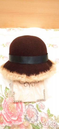 Шляпа фетровая женская