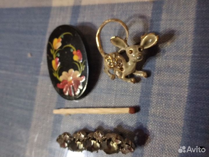Броши винтажные