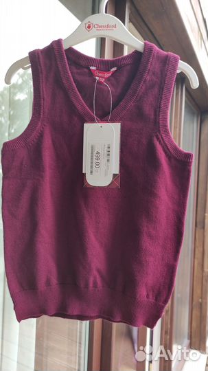 Жилетка для девочки школьная 122