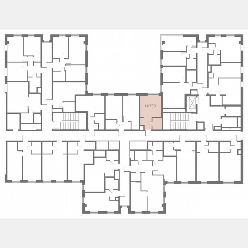 Апартаменты-студия, 21,4 м², 11/13 эт.