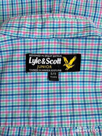 Рубашка Шотландского бренда Lyle & Scott, новая, о
