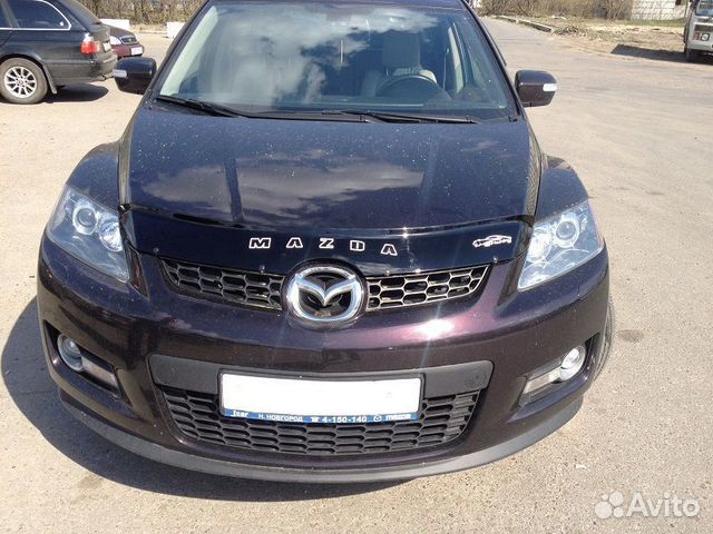 Спойлер капота (мухобойка) на Mazda CX-7