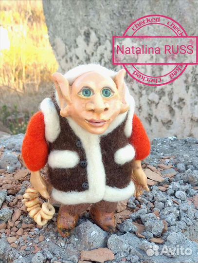 Мужчек Домоседушка кукла авторская работа