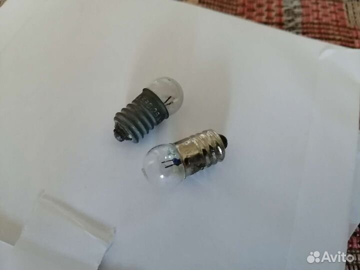 Маленькие лампочки для фонариков СССР