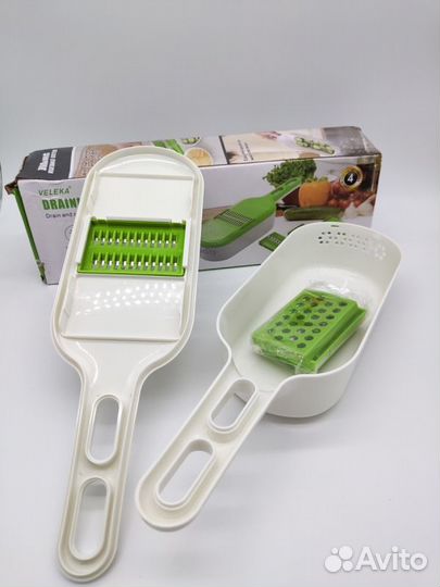 Терки с контейнером 4в1 Veleka
